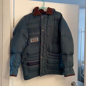 Vintage gap slalom ski championship puffer size S